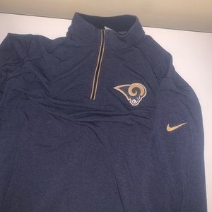 LA RAMS quarter zip XXXL